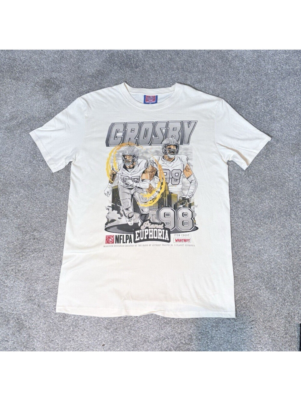 Maxx Crosby Planet Euphoria Shirt Mens Medium Raiders 90s Vintage Bootleg Tee
